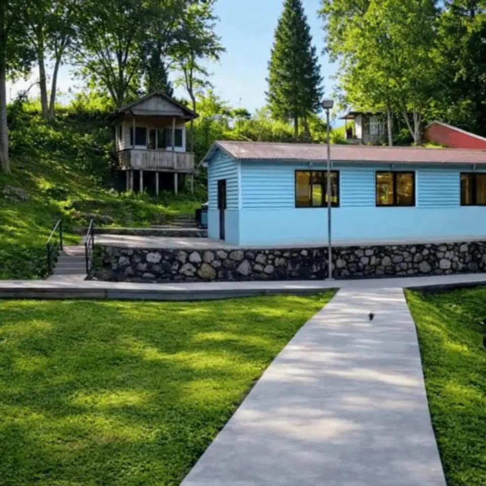 Gathering House and lawn